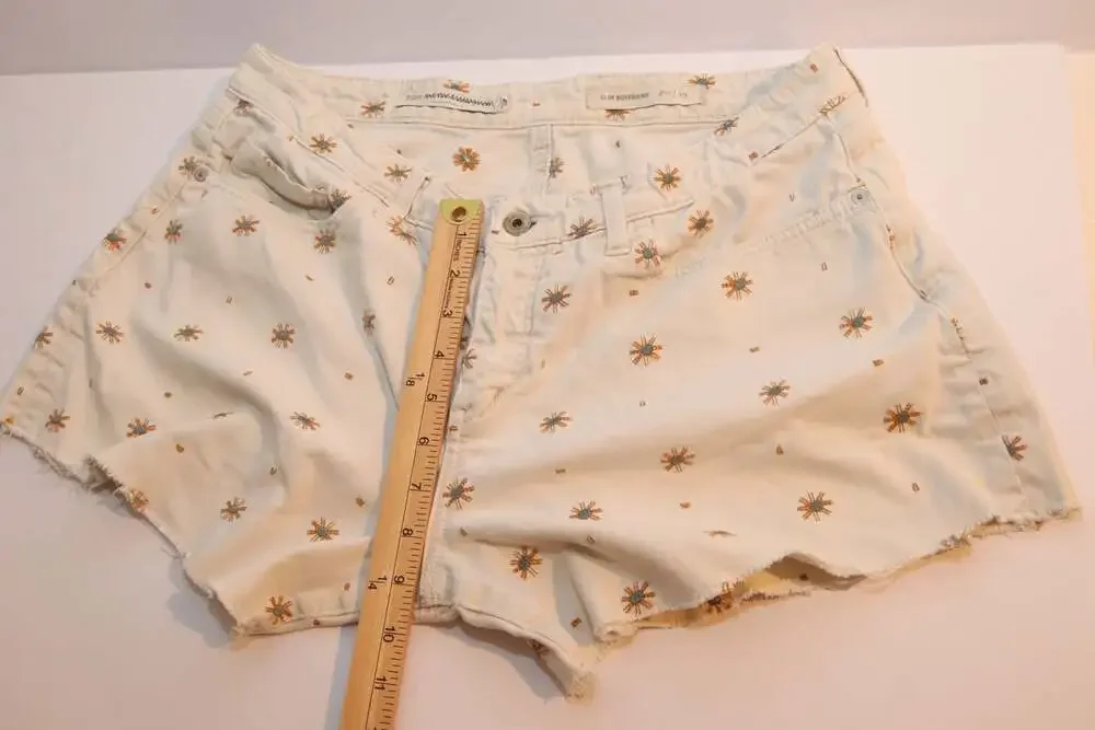Pilcro Embroidered Sun Shorts
